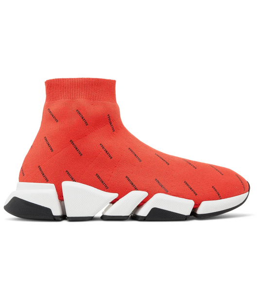 Sneakers Balenciaga Speed Rojo Logo