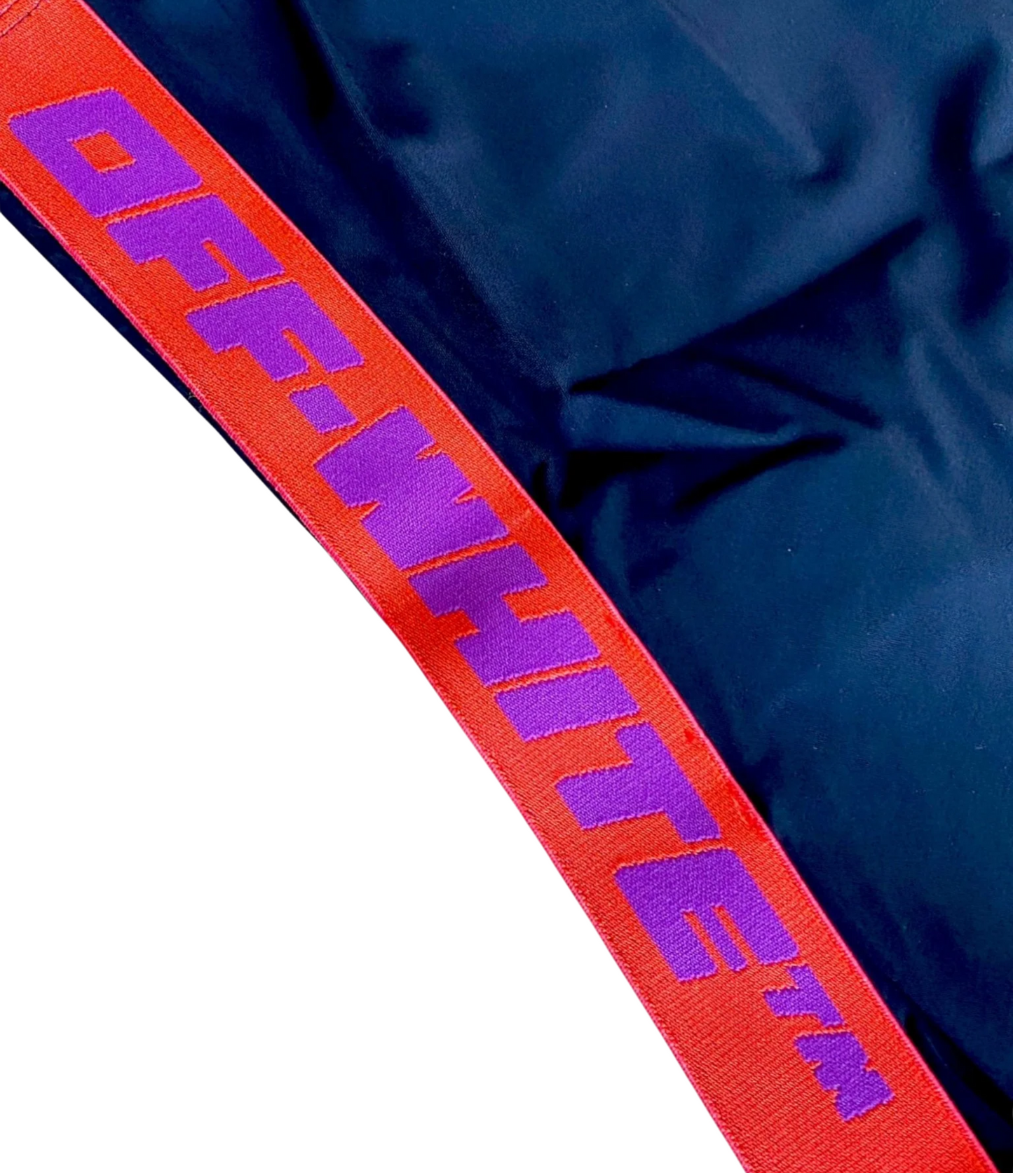 Off White BodySuit Negro Logo