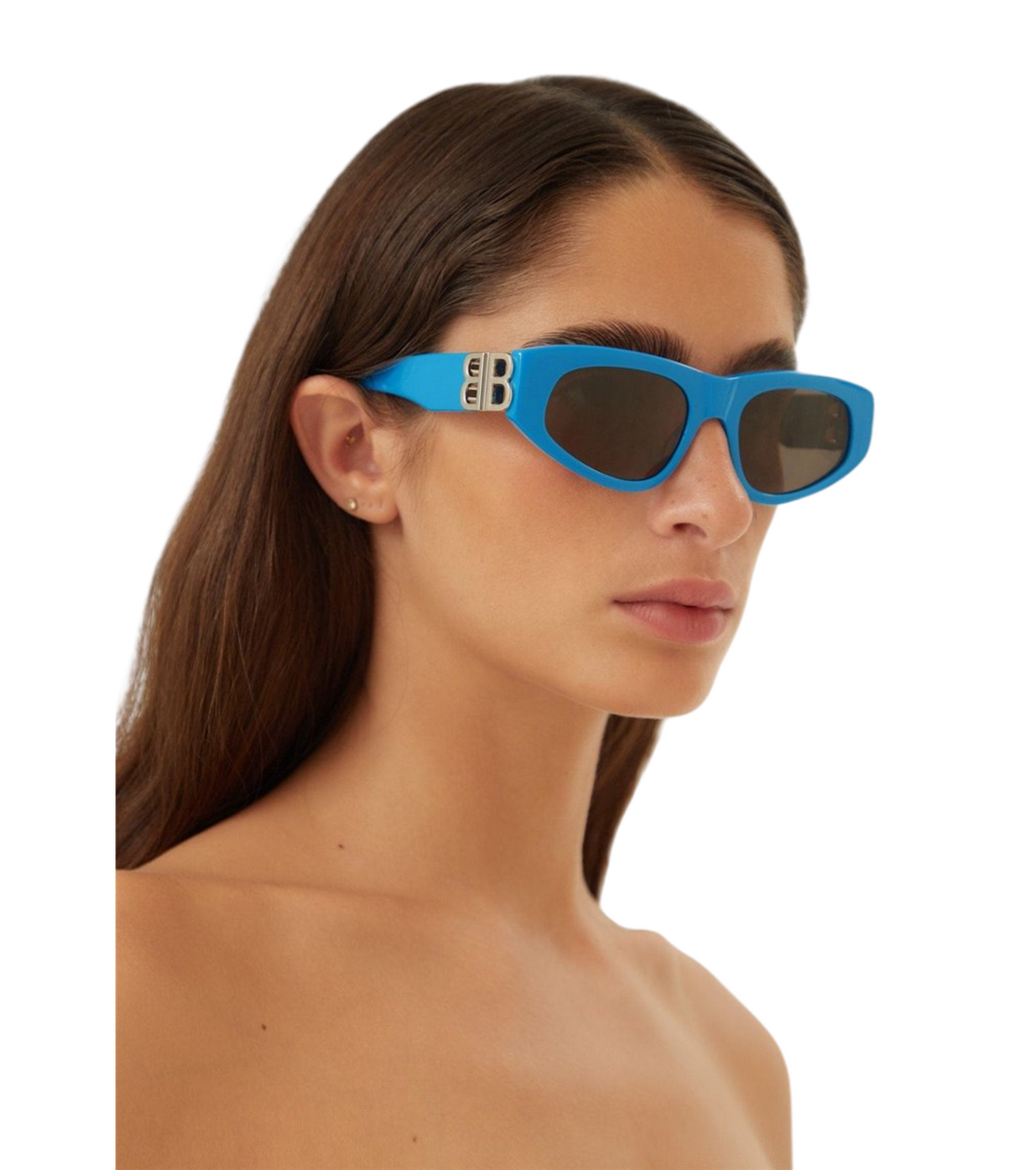 Lentes Balenciaga Doble B Azules Unisex