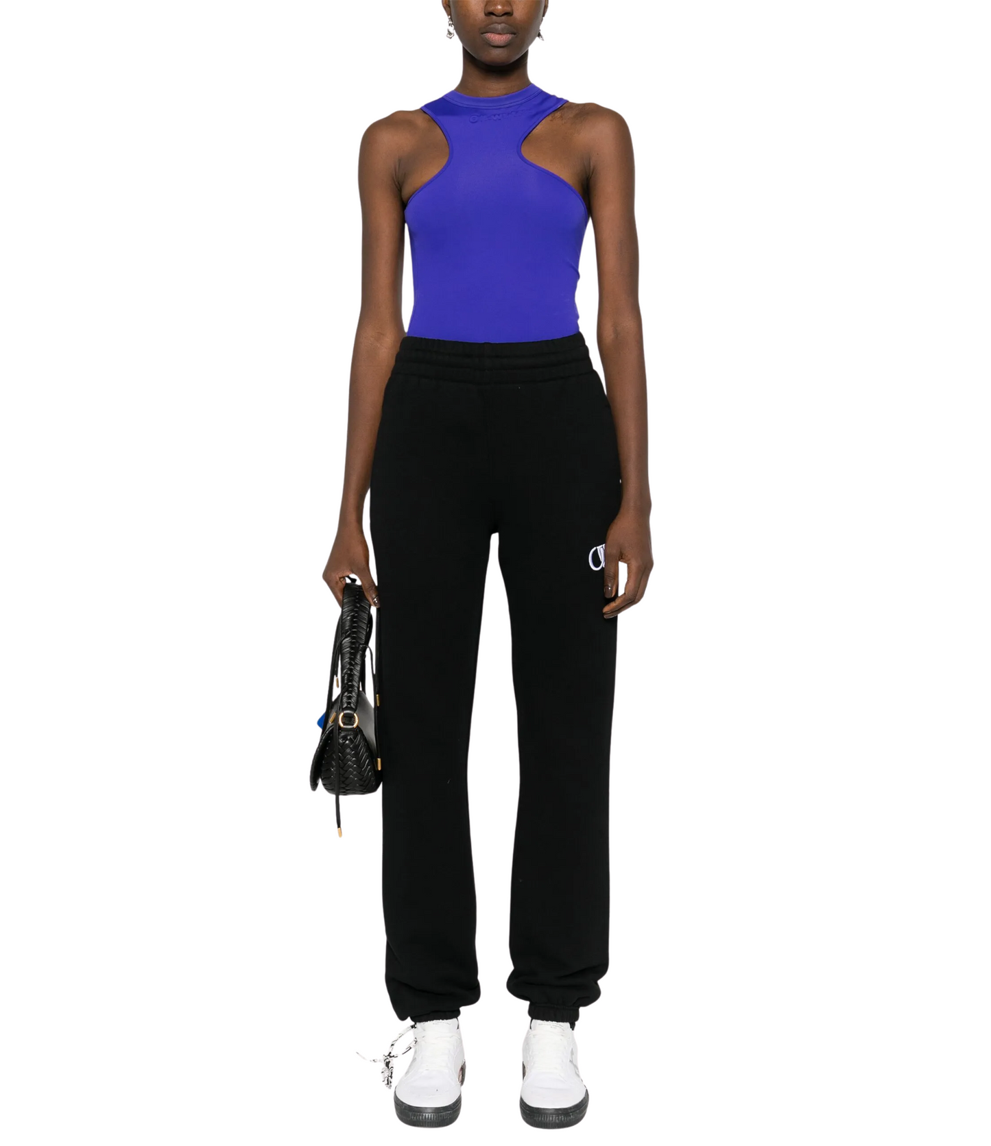 Pants Off White Joggers Negro Logo