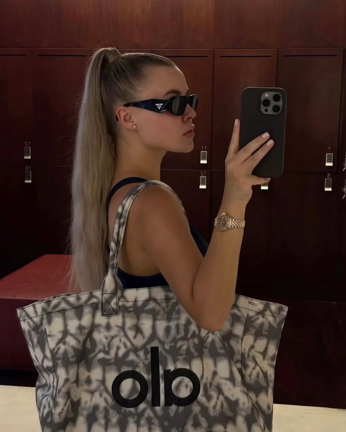 Alo Yoga Bolsa Tote Bag Tie Dye