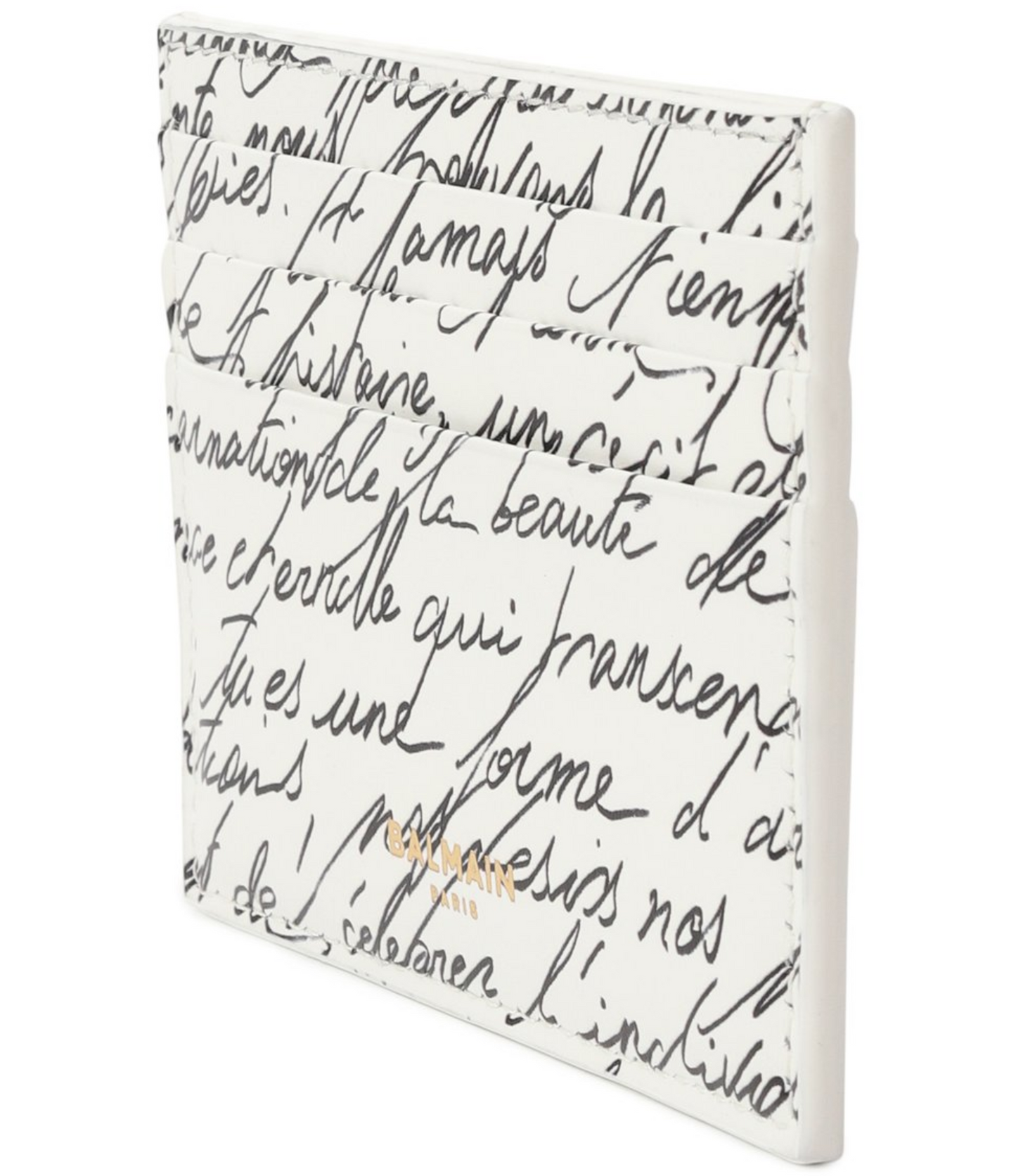 Tarjetero Balmain Blanco Love