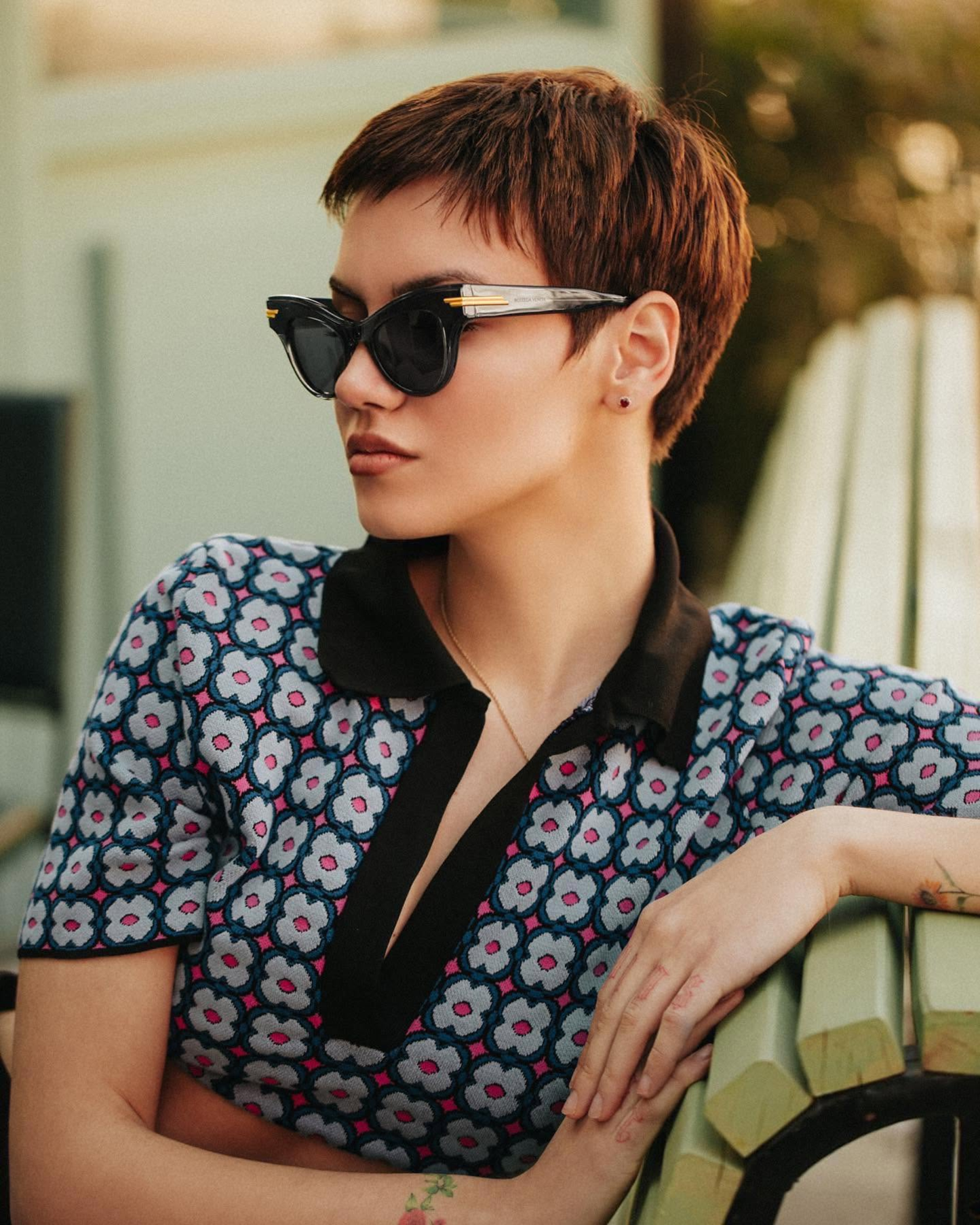Bottega Veneta Lentes de Sol Mujer Negro