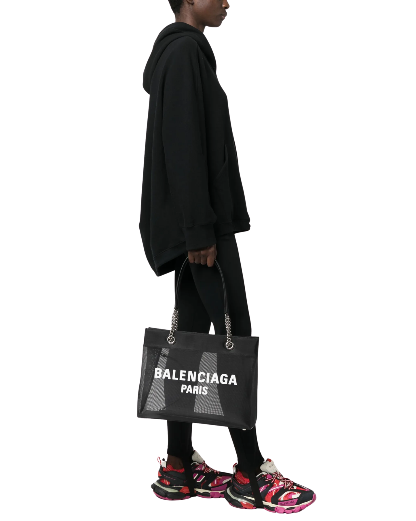 Balenciaga Mediana Duty Free Tote Bag Negro