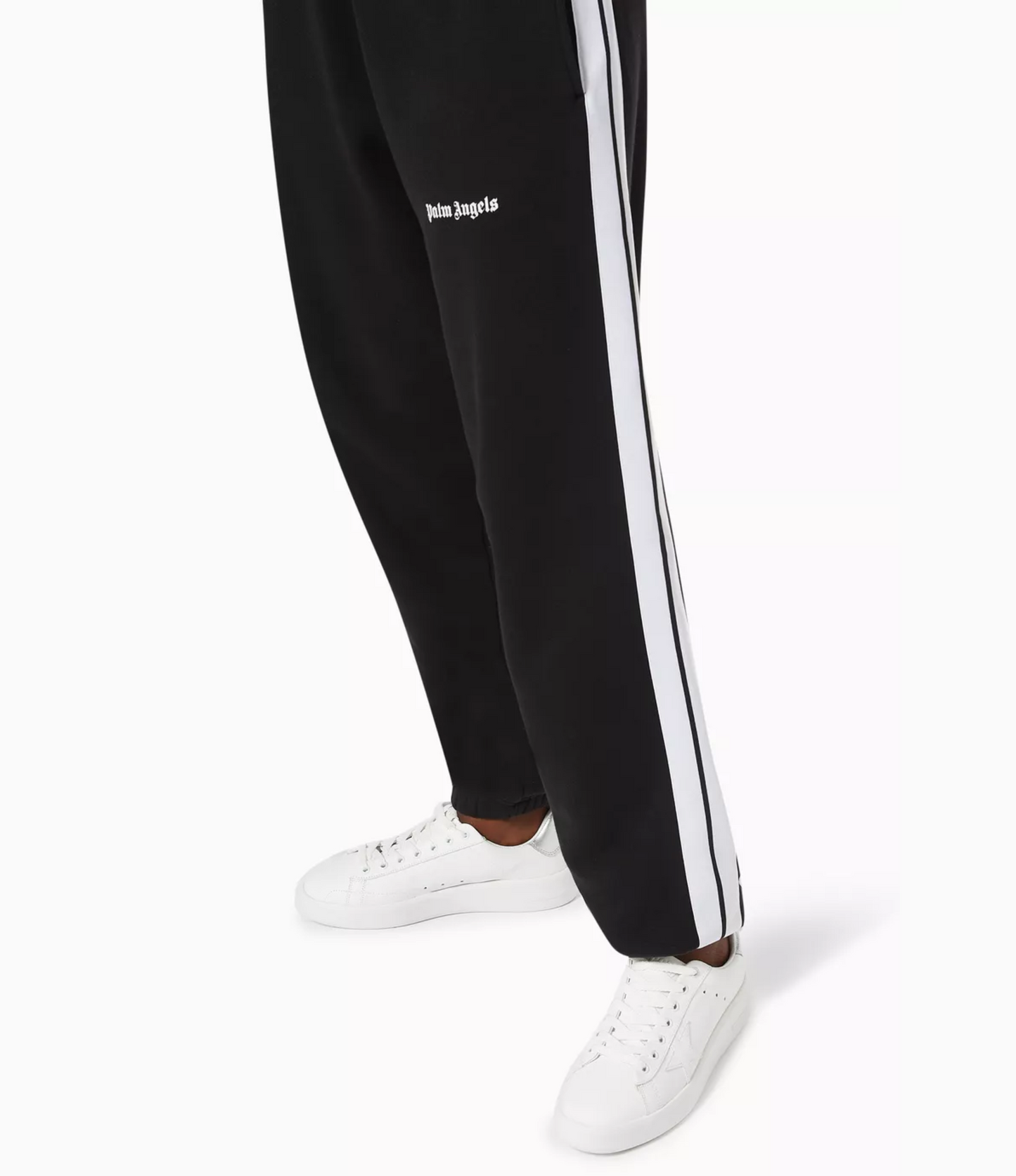 Pants Palm Angels Baggy Negro Logo