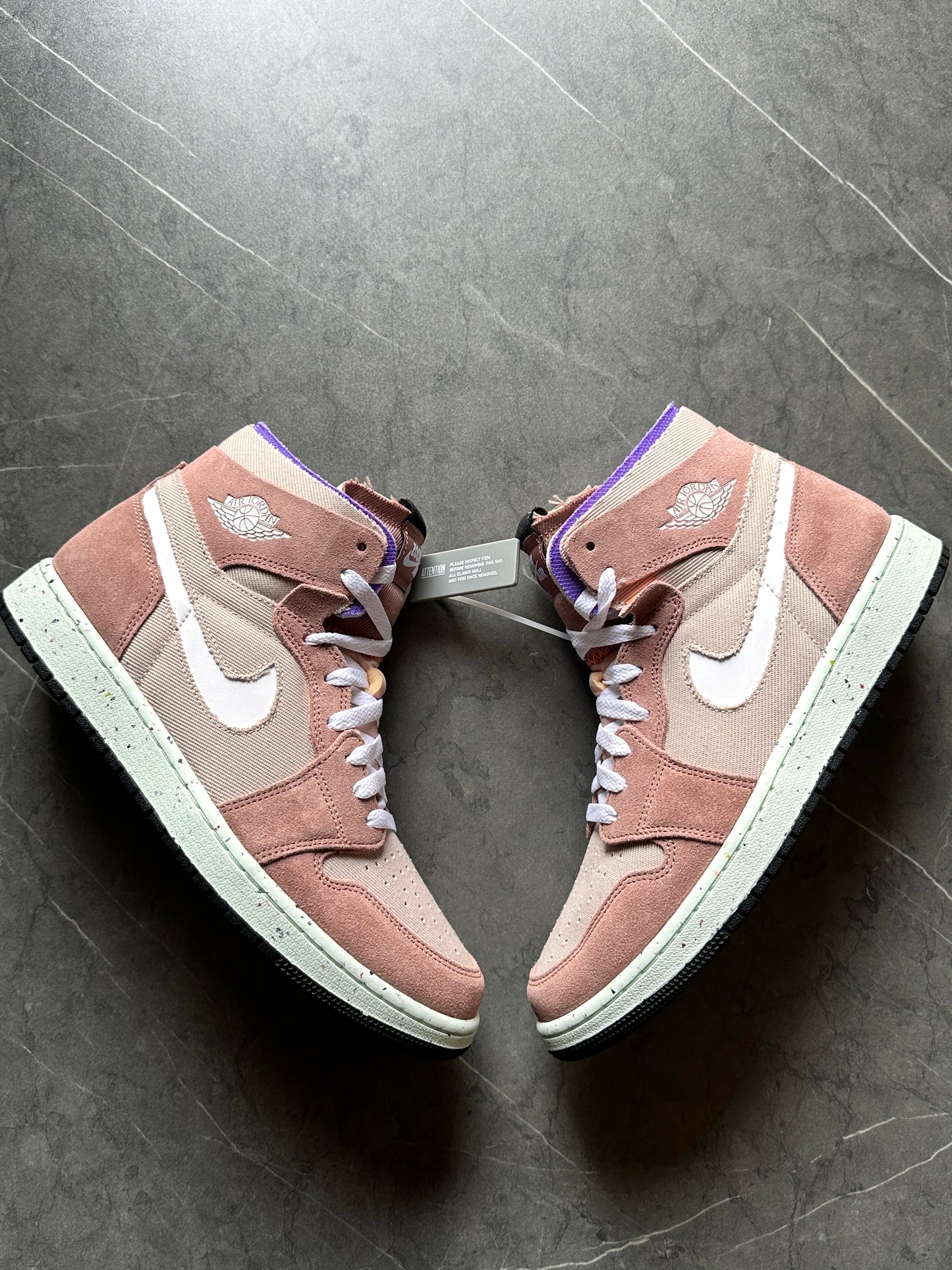 Tenis Air Jordan 1 High Zoom CMFT Fossil Stone