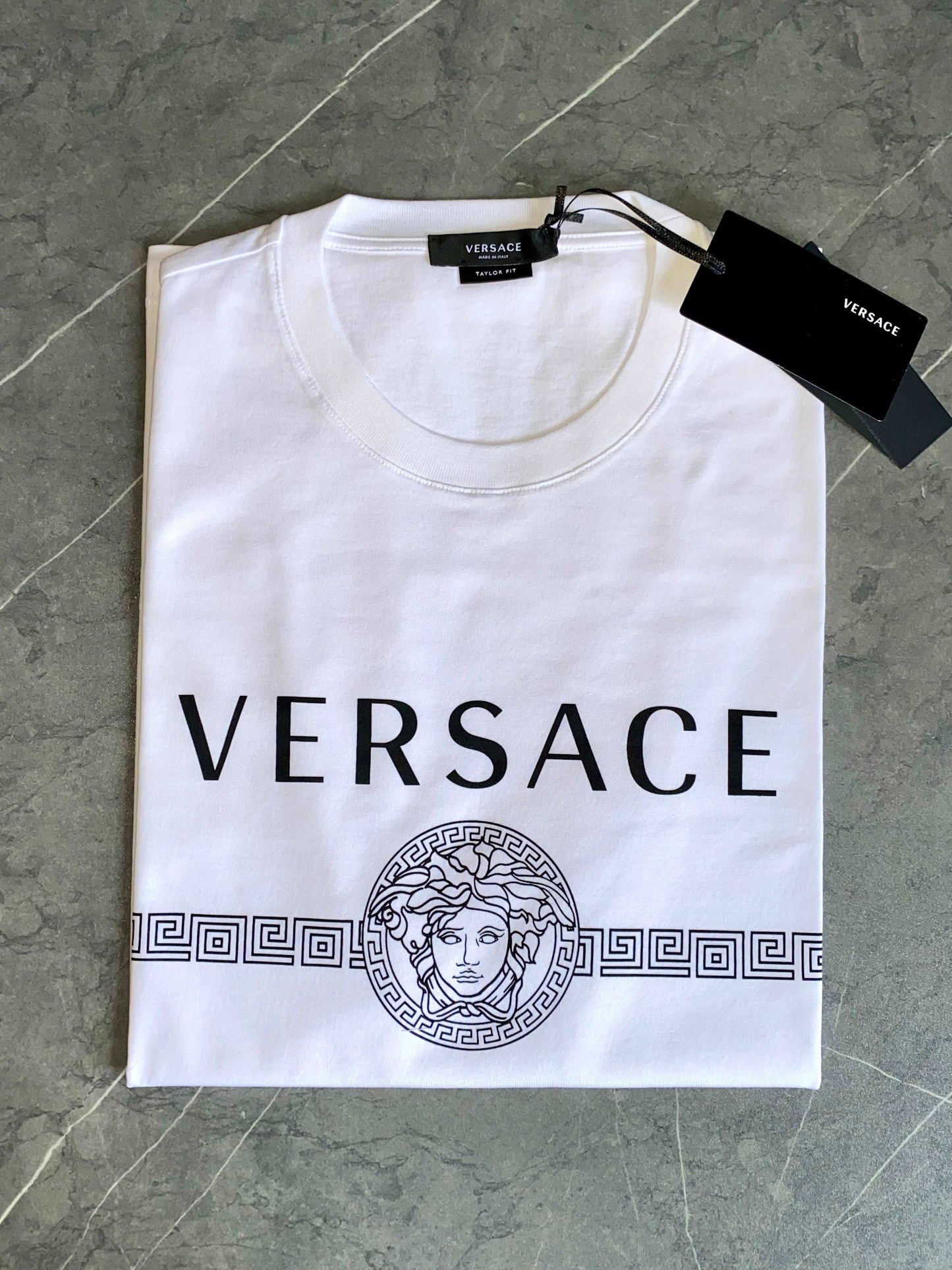 Tshirt Versace Medusa Blanca Negro