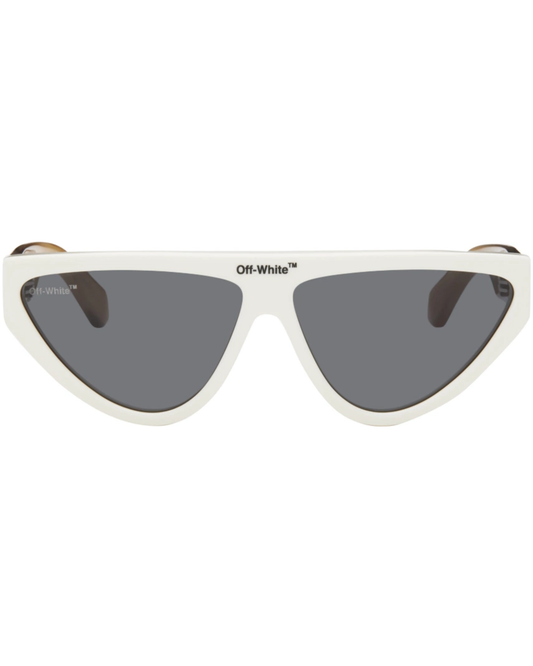 Off White Gustav Lentes de Sol Unisex Blanco / Café
