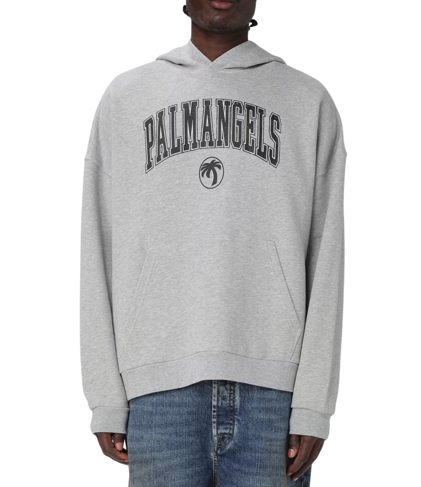 Palm Angels Hoodie Collage Gris
