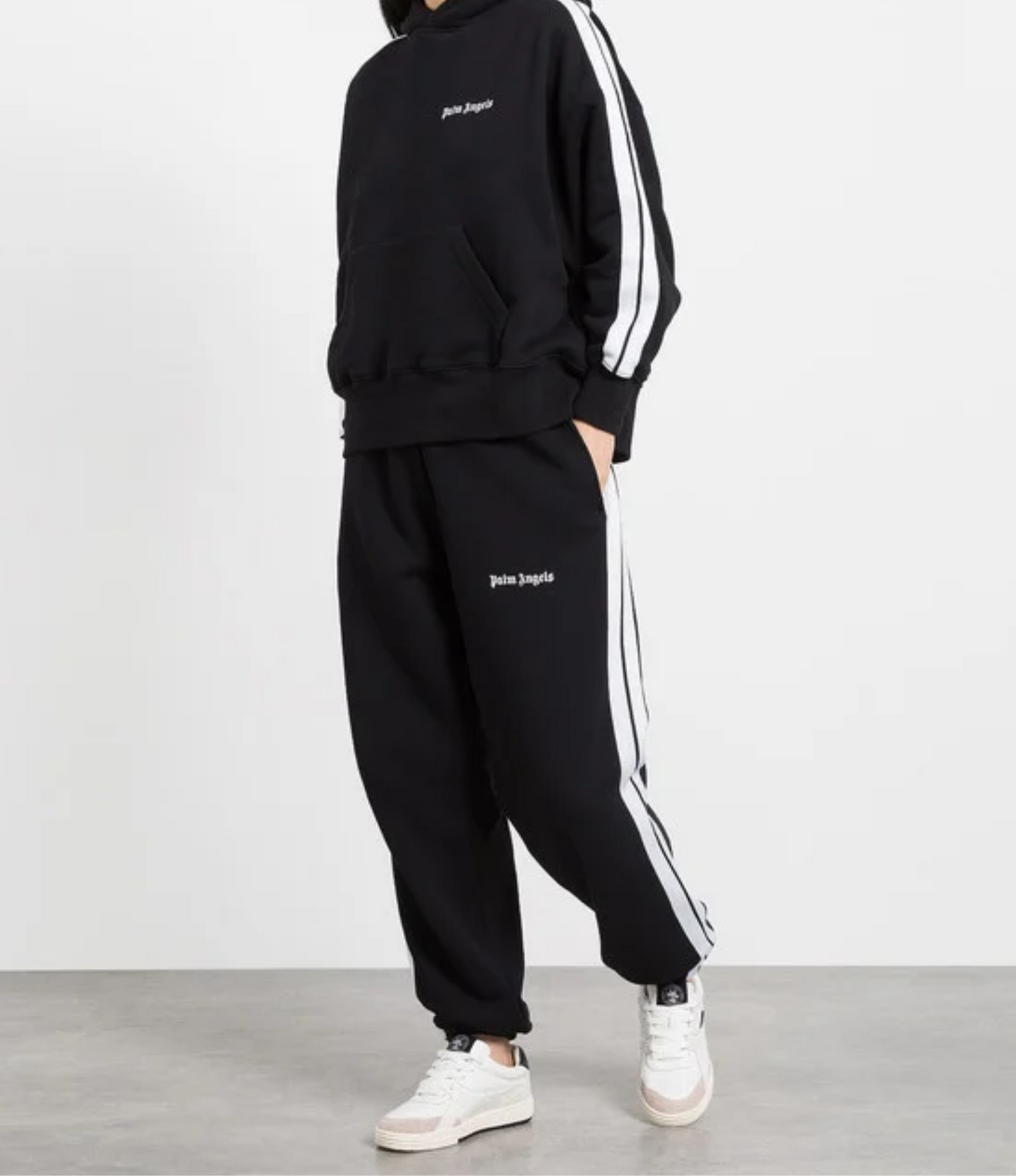 Pants Palm Angels Baggy Negro Logo