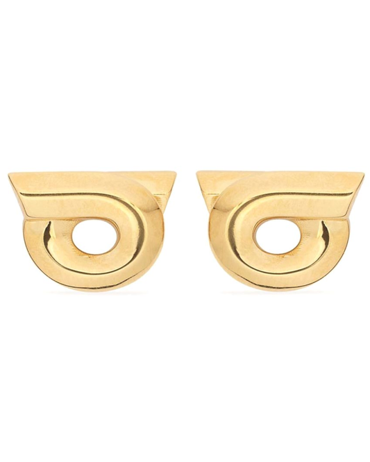Ferragamo Gancini Aretes Dorados