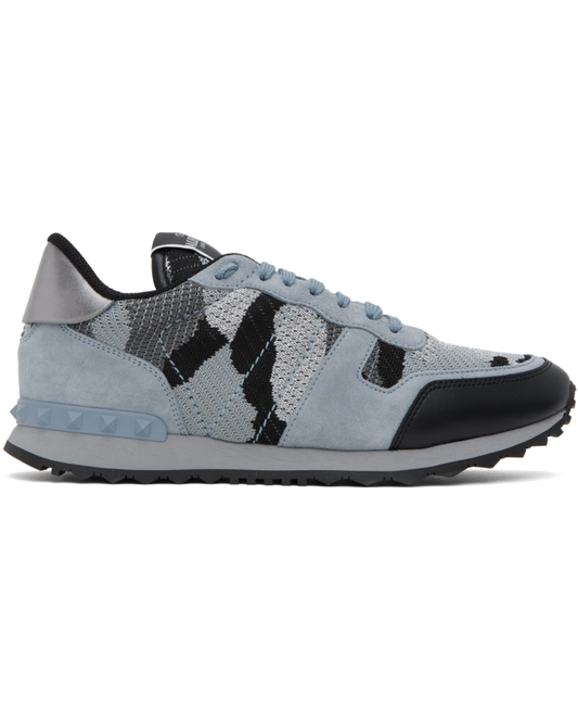 Valentino Garavani Rockrunner Camouflage Azul