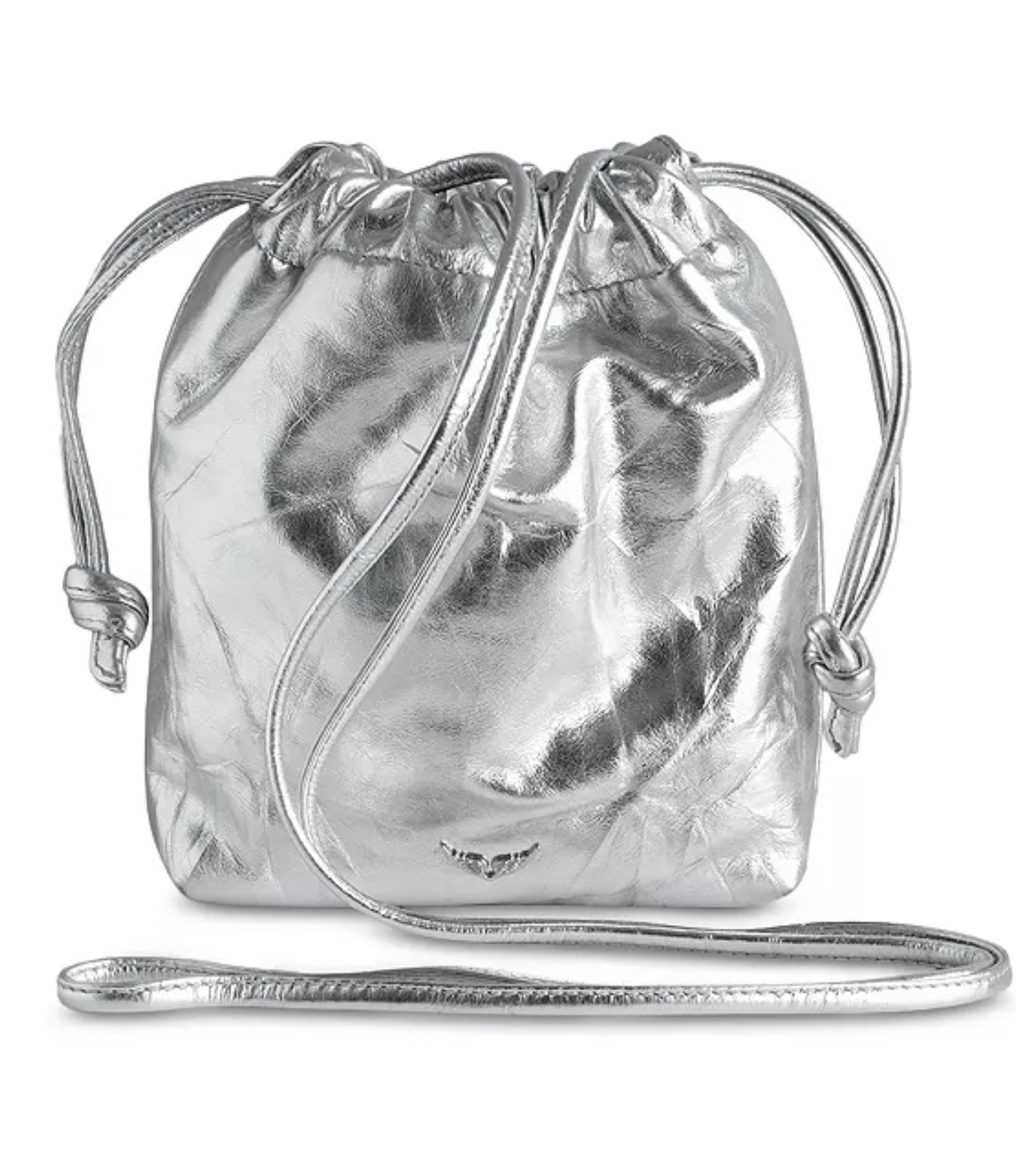 Zadig Voltaire Bolsa de Hombro Metalica