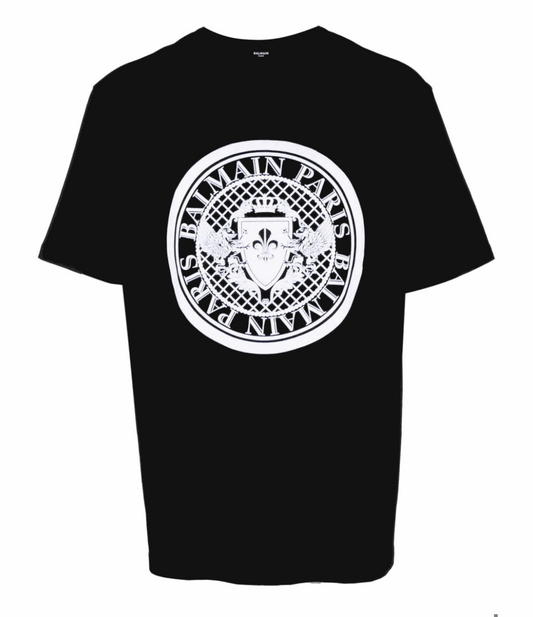 Tshirt Balmain Negra Logo