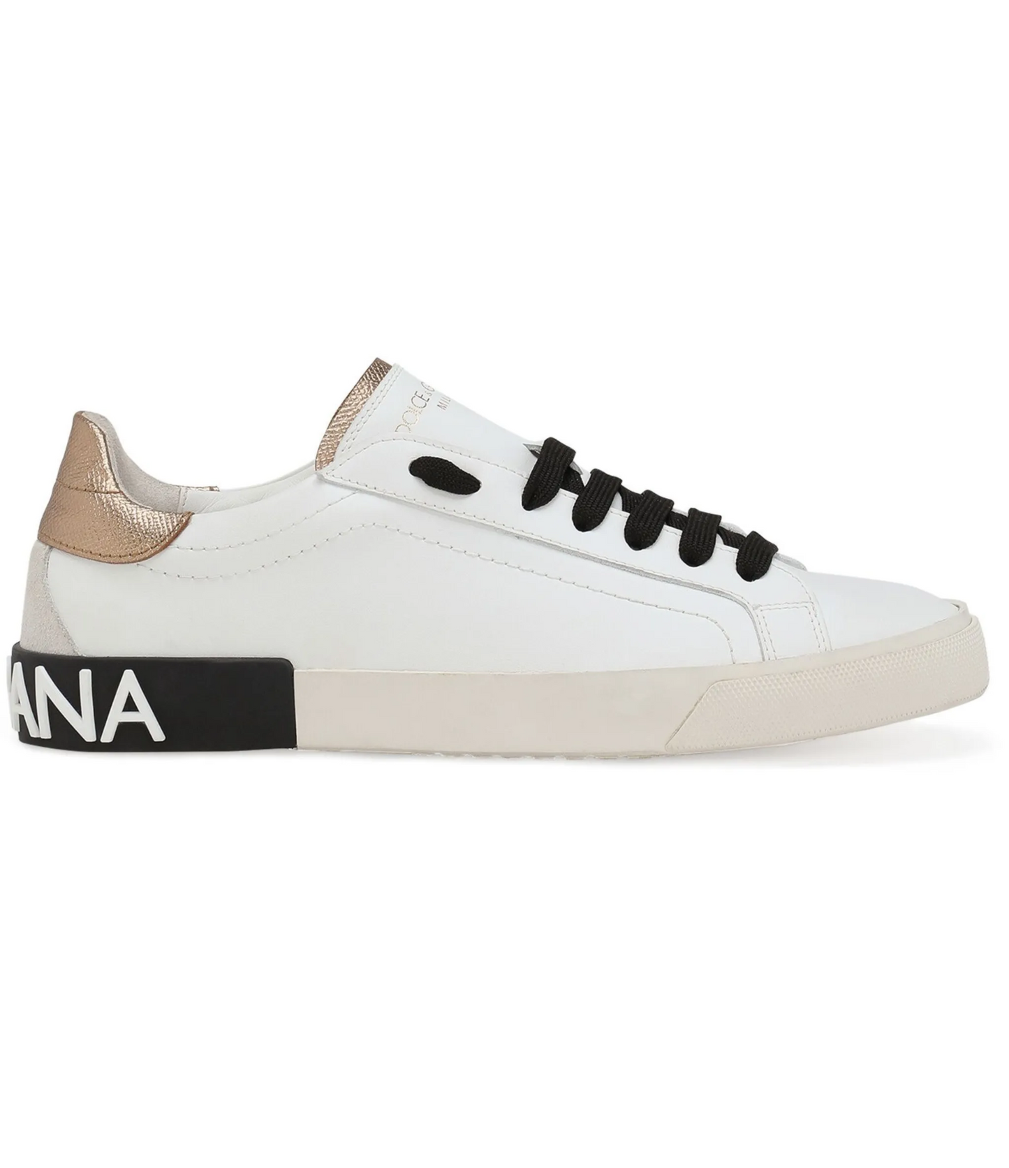 Tenis Dolce Gabbana Portofino Vintage Dorado