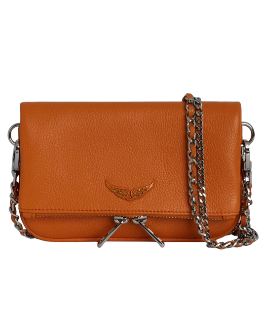 Zadig & Voltaire Rock Nano Clutch Naranja