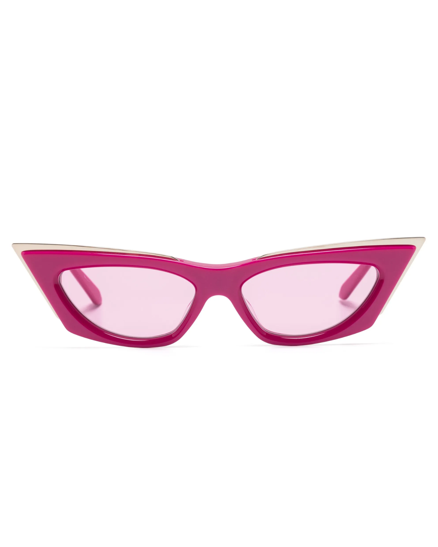 Valentino Garavani V-Goldcut Lentes de Sol Rosa / Oro
