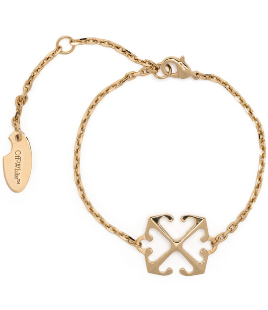Brazalete Off White Dorada Arrow