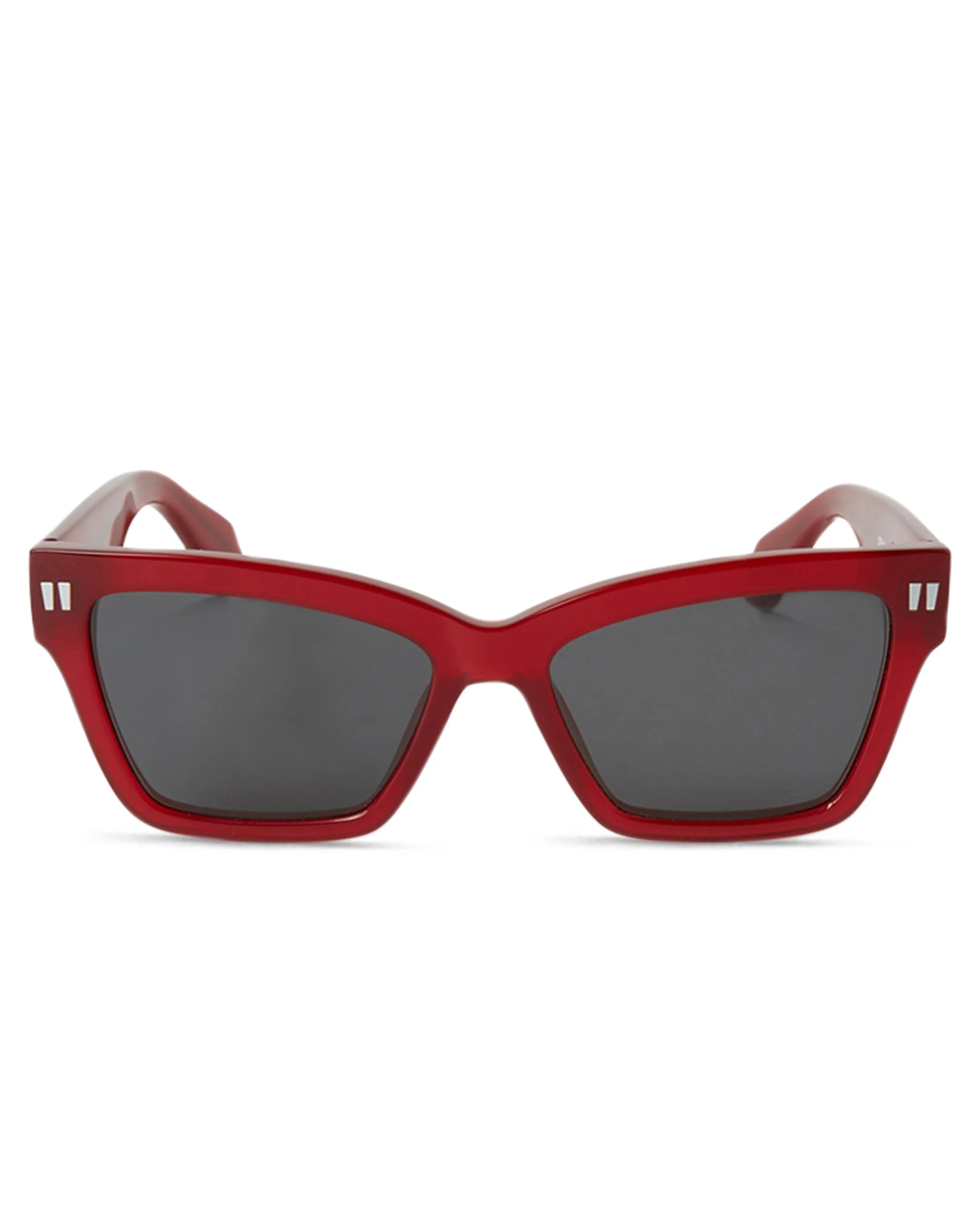 Off White Cincinnati Lentes de Sol Unisex Rojo