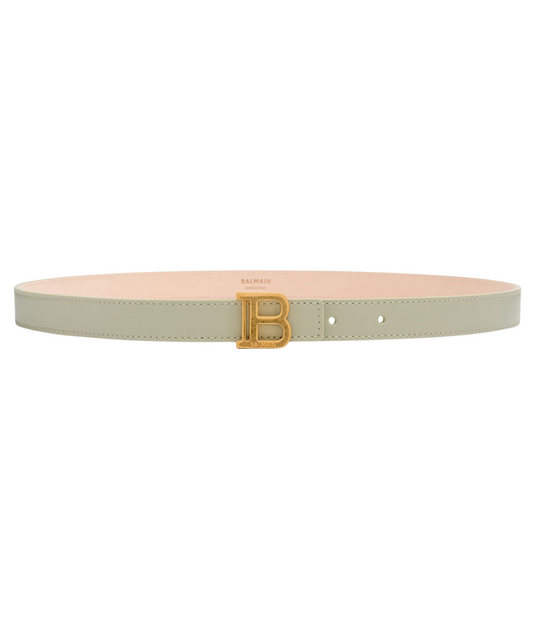 Cinturon Balmain Verde Logo Dama