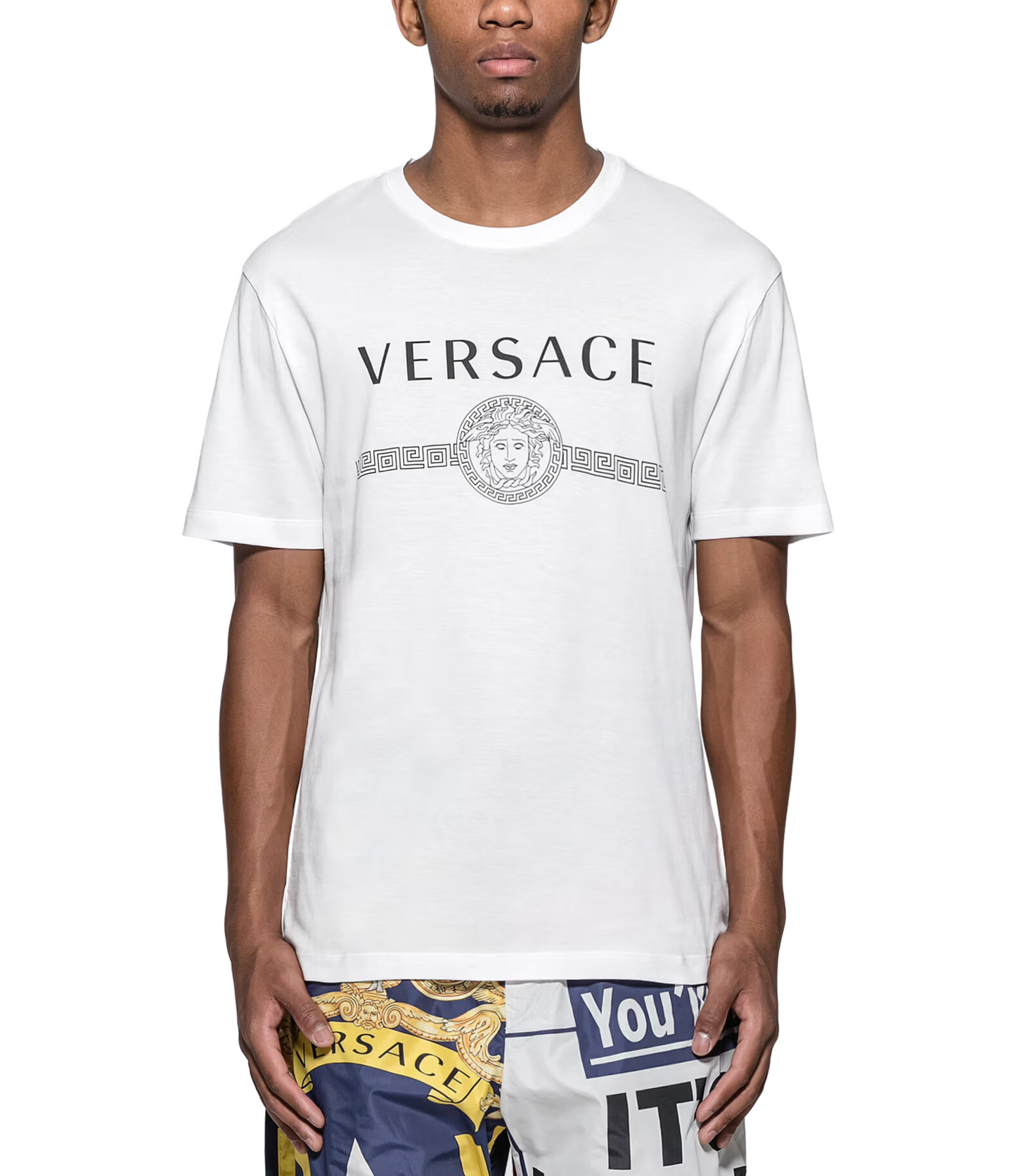 Tshirt Versace Medusa Blanca Negro