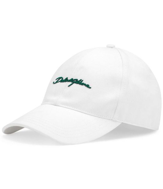 Gorra Dolce Gabbana Blanca Logo Verde