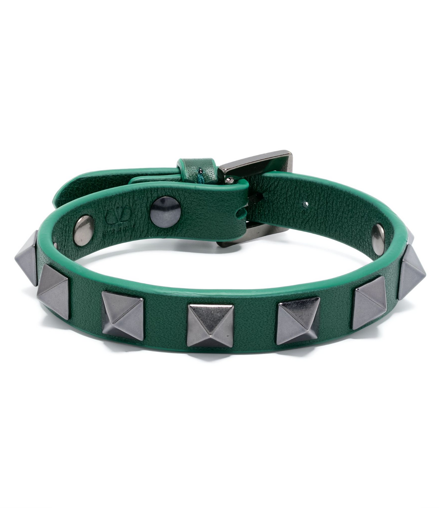 Pulsera Valentino Garavani Rockstud Brazalete Verde