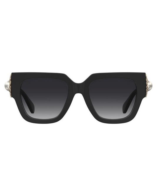 Moschino Cuadrados Lentes de Sol Negro