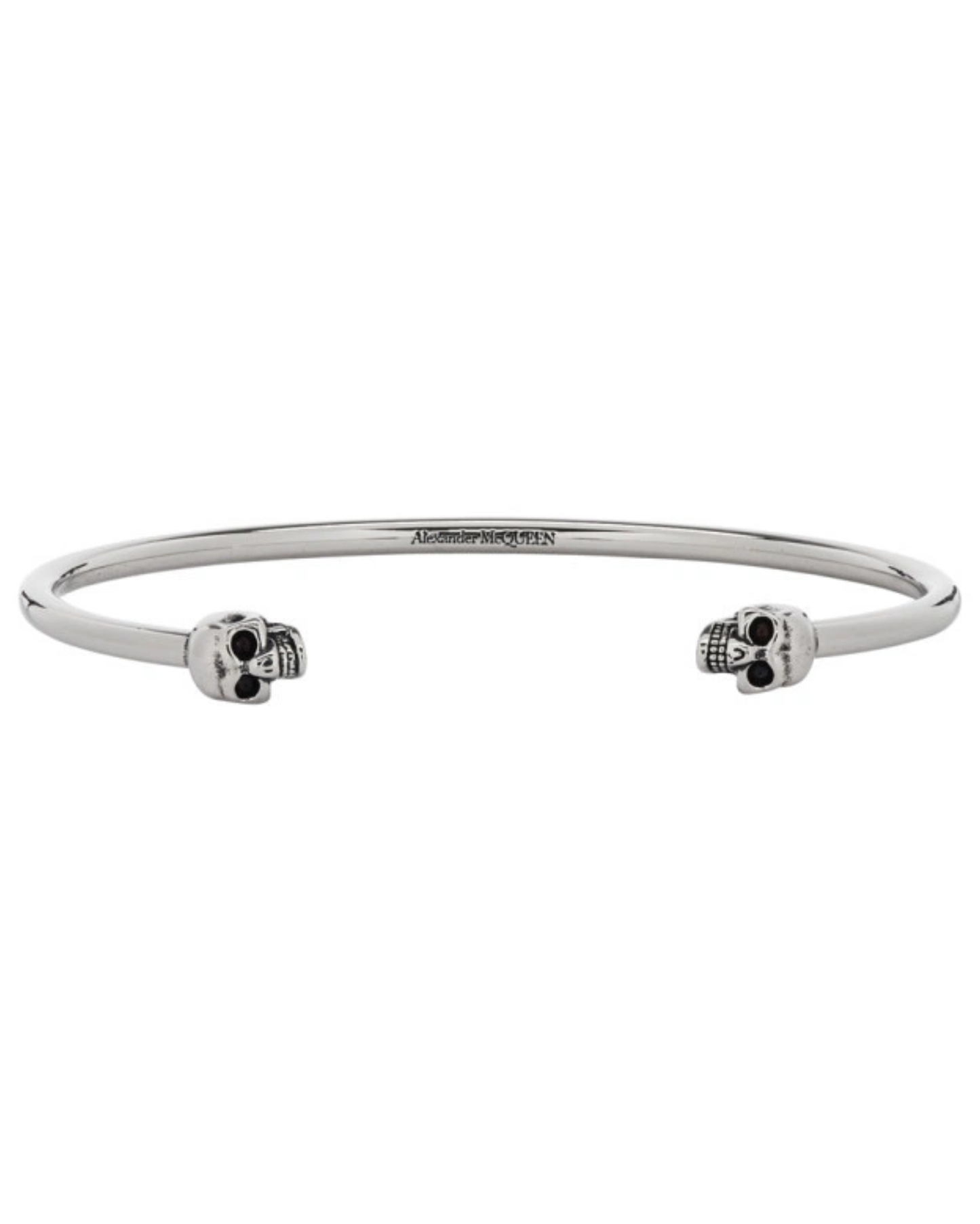Alexander McQueen Pulsera Skull Plateado