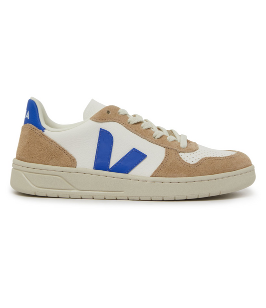 Tenis Veja v10 Beige Azul