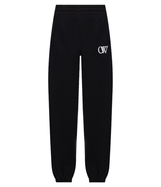 Pants Off White Joggers Negro Logo