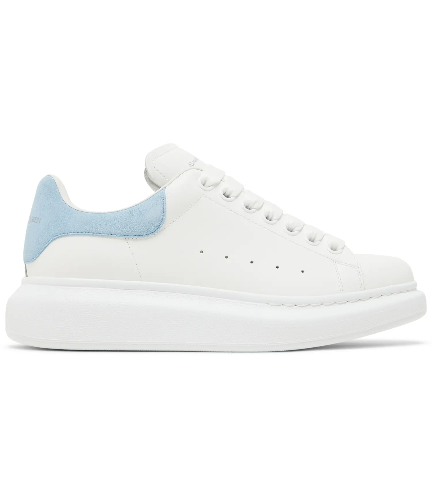 Tenis Alexander McQueen Blanco Azul
