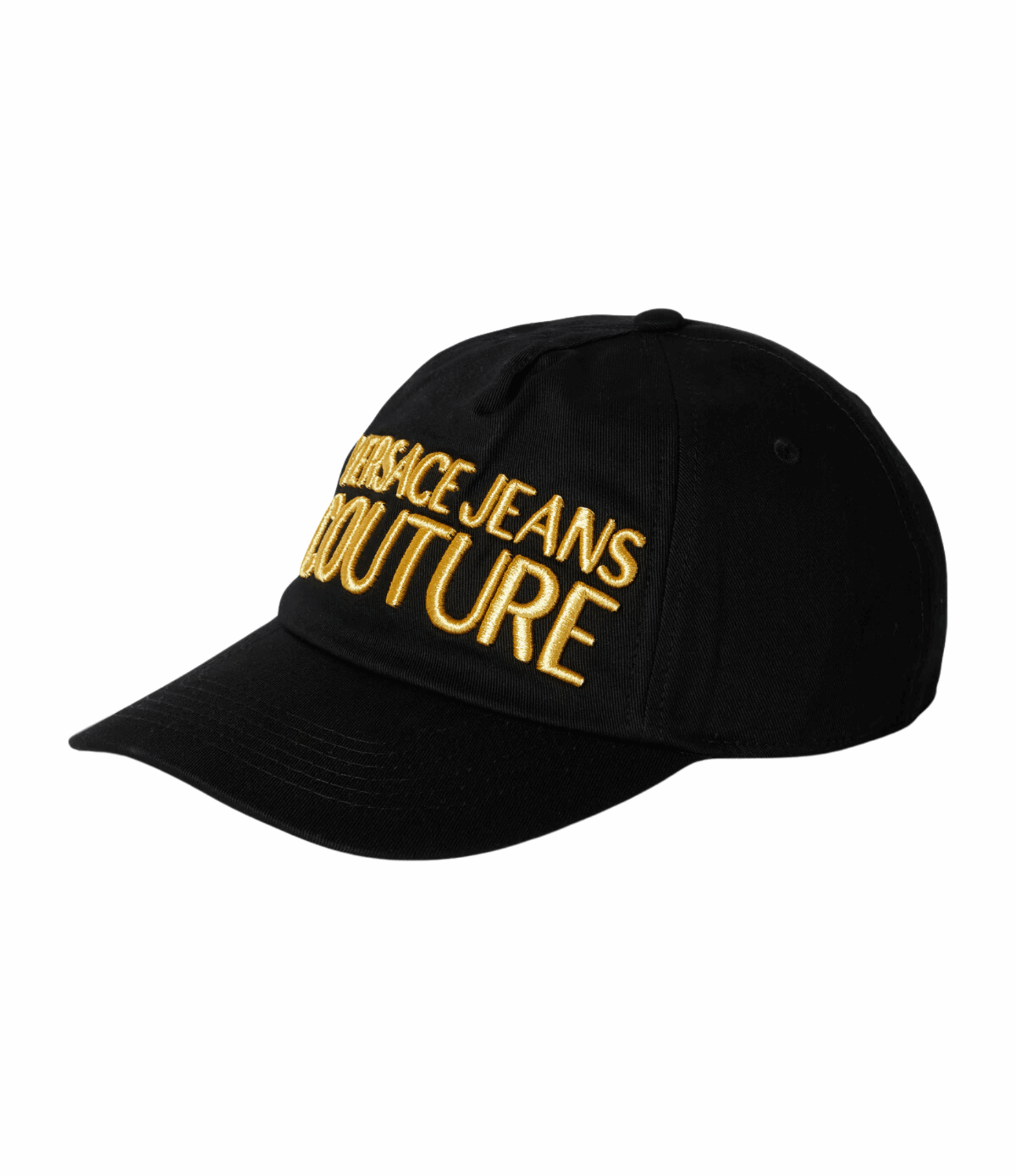 Gorra Versace JC Negro Logo Dorado