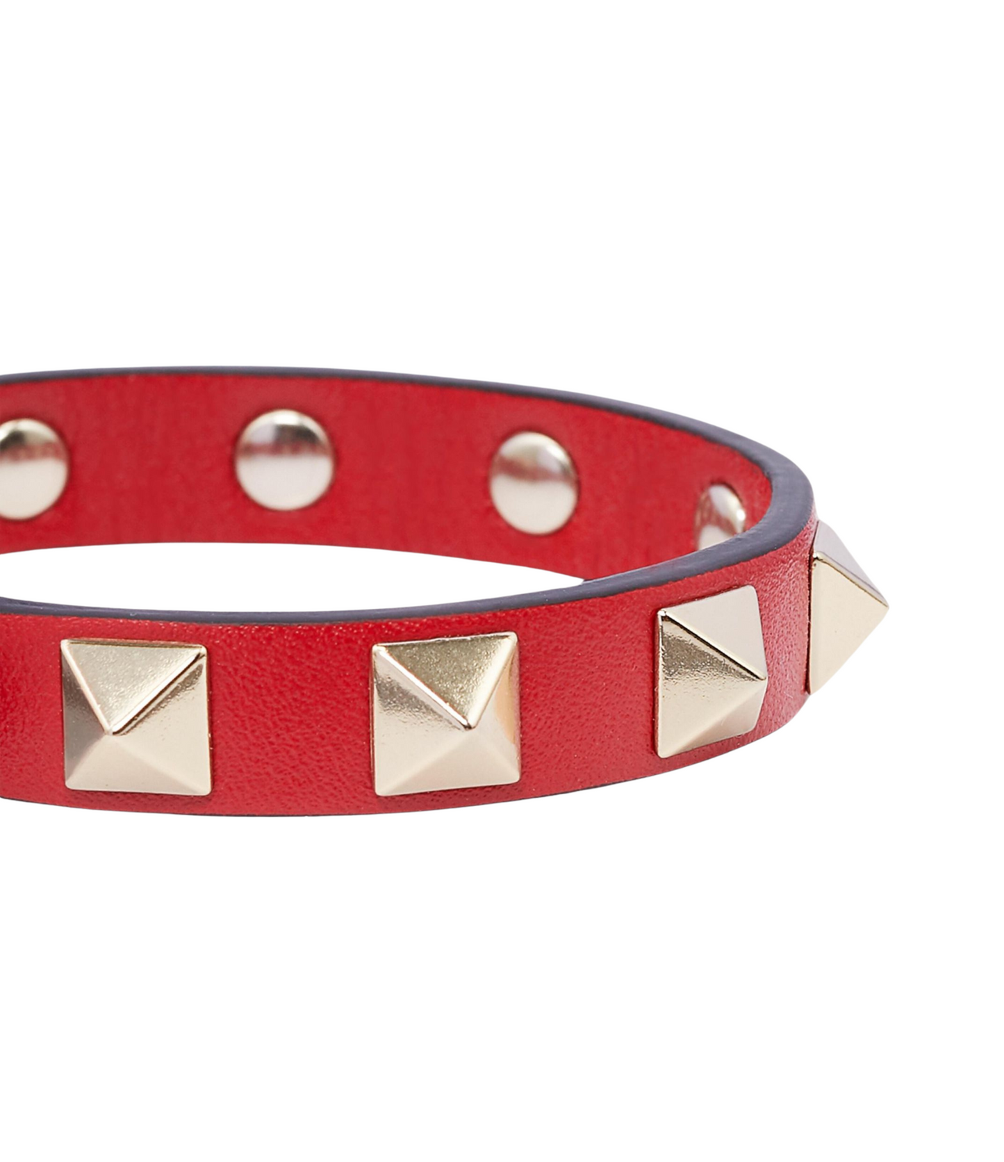 Pulsera Valentino Garavani Rockstud Brazalete Rojo