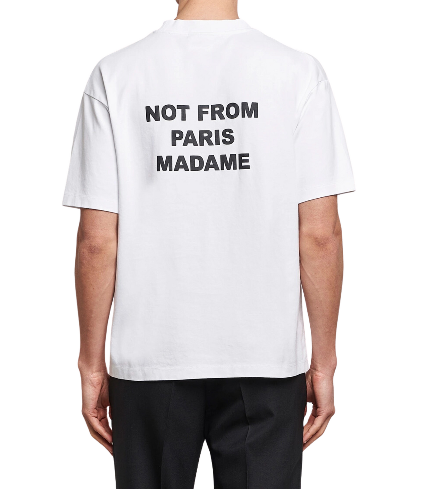 Tshirt Drole De Monsieur Blanca Not From Paris Madame