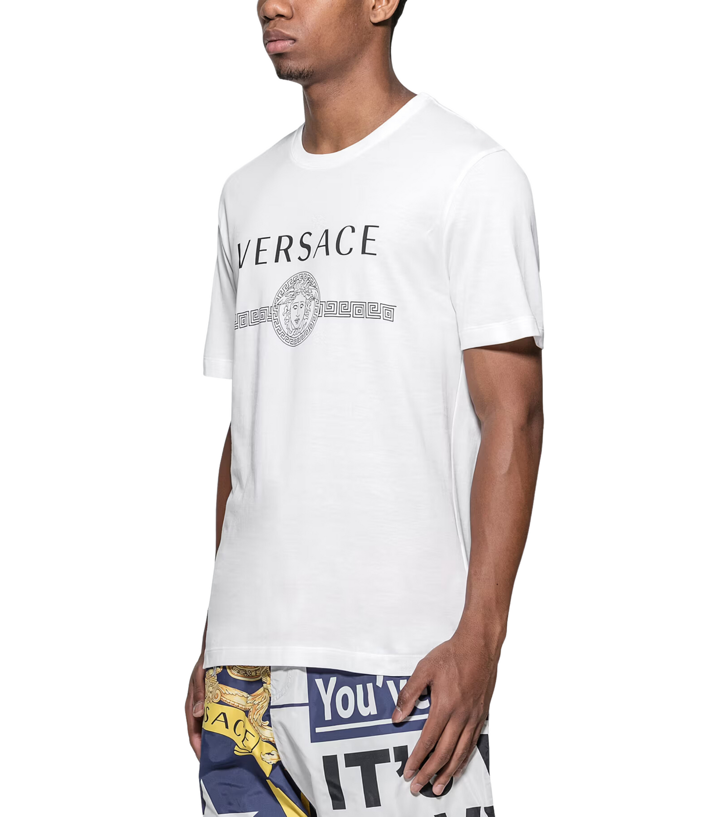 Tshirt Versace Medusa Blanca Negro