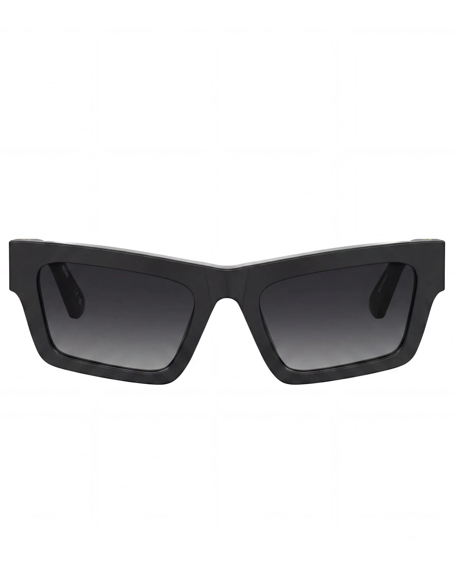 Moschino Logo Dorado Lentes de Sol Negros