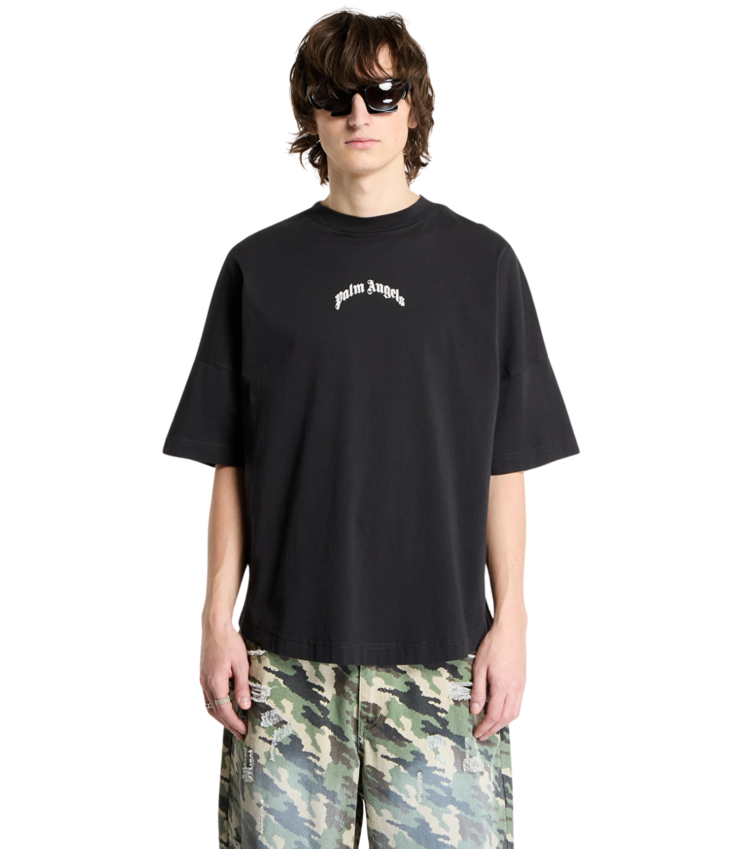 Playera Palm Angels Logo Negro