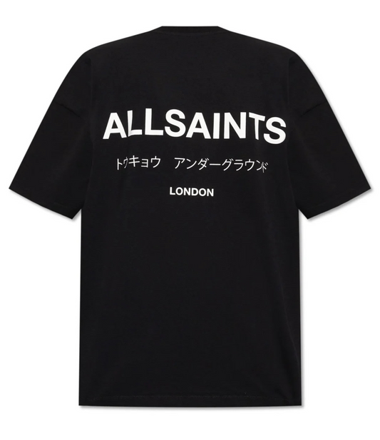 Playera AllSaints Negra Underground