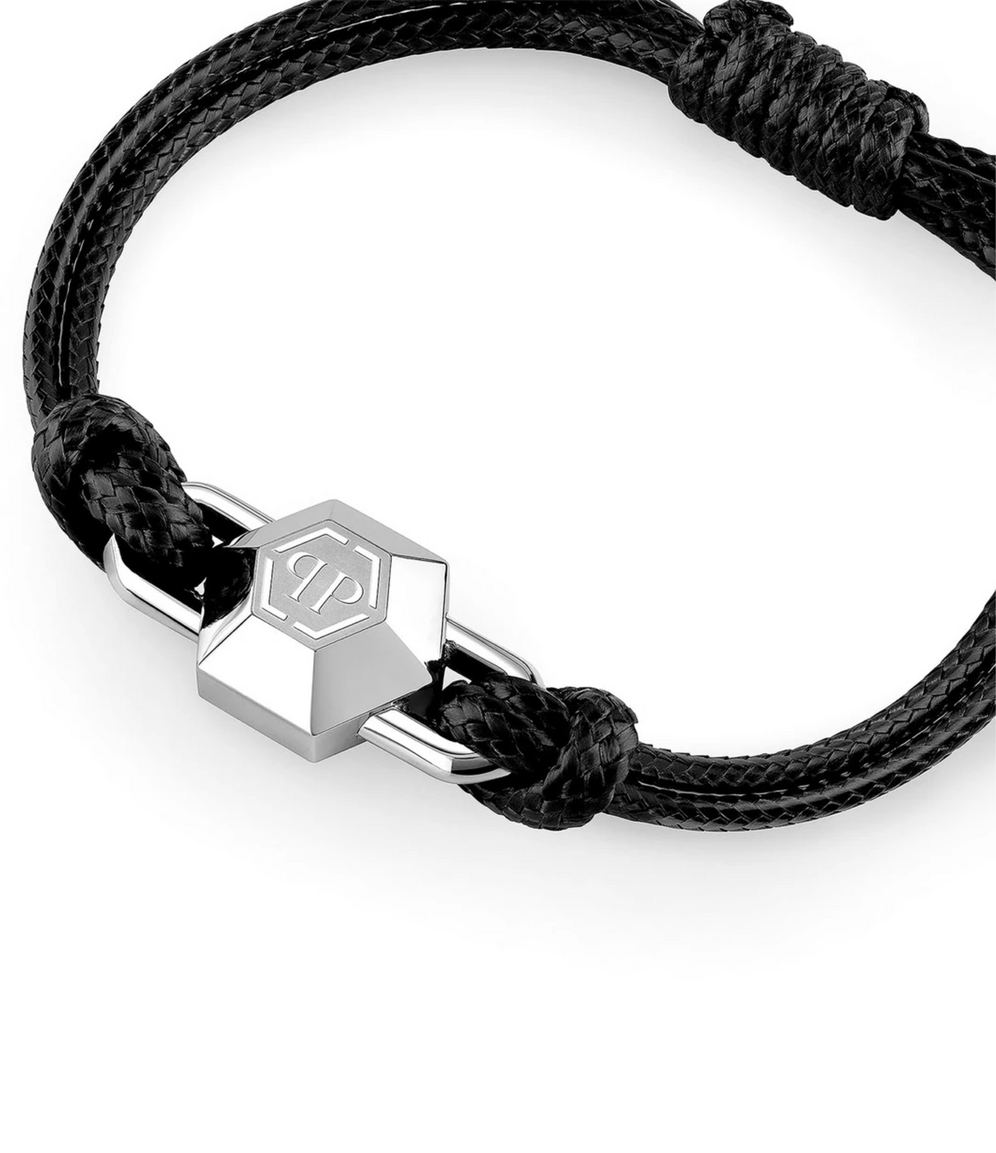 Pulsera Philipp Plein Negra Logo