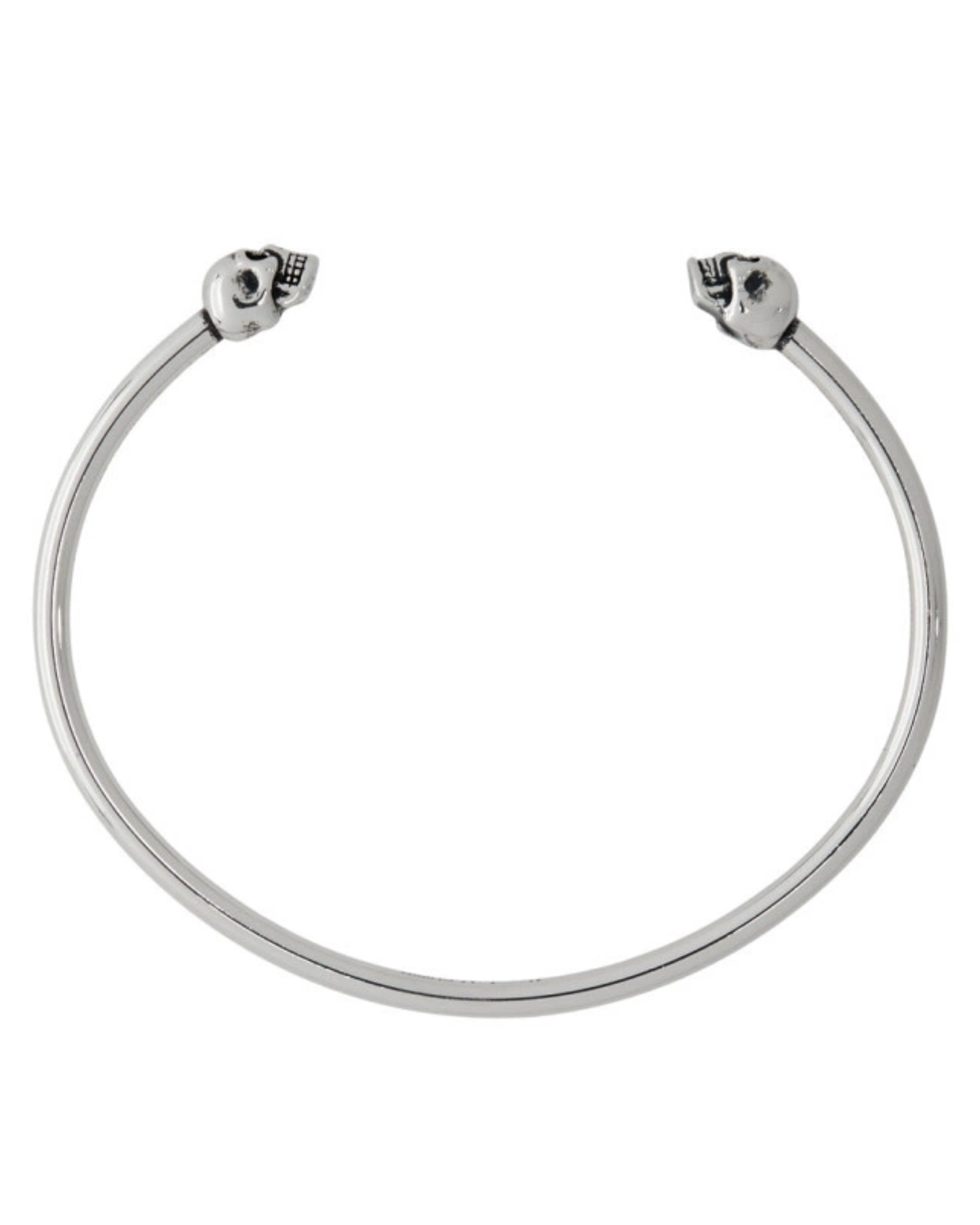 Alexander McQueen Pulsera Skull Plateado