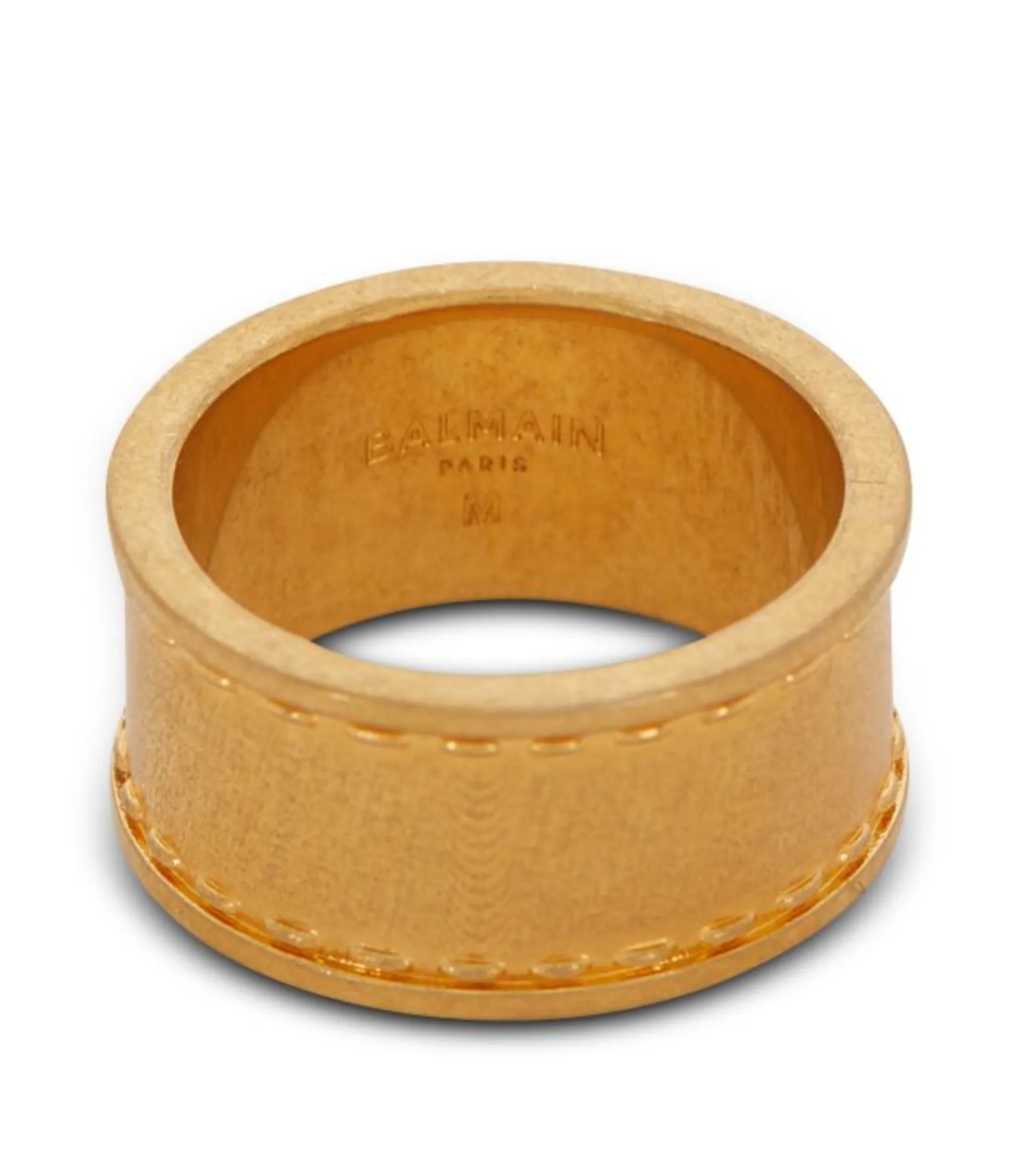 Anillo Balmain Logo Dorado