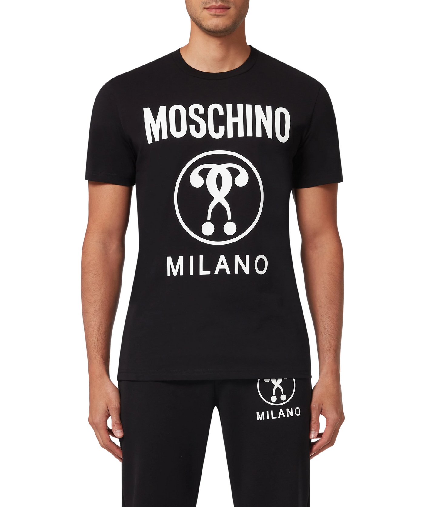 Playera Moschino Negra Interrogación