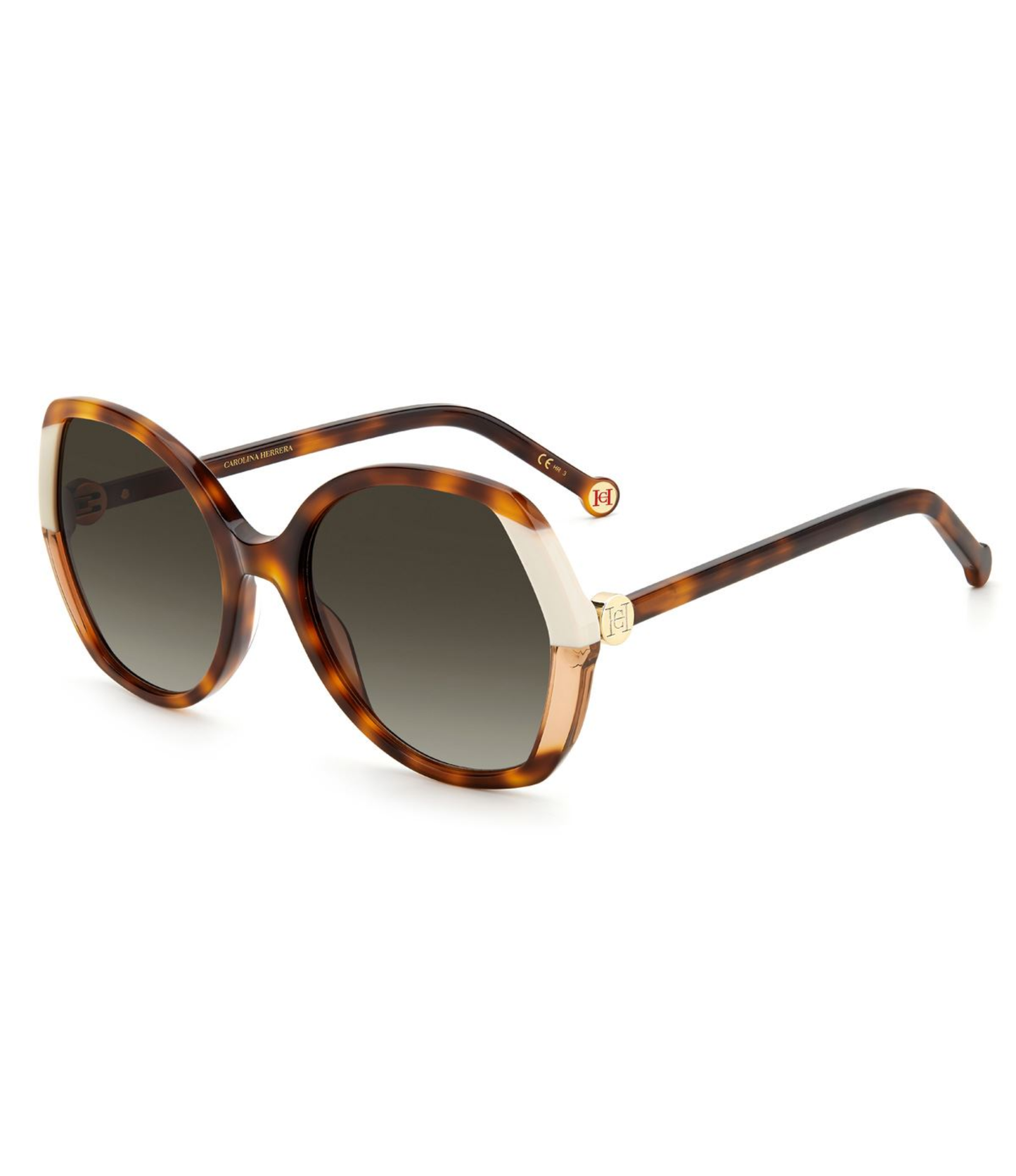 Lentes Carolina Herrera Redondos Havana