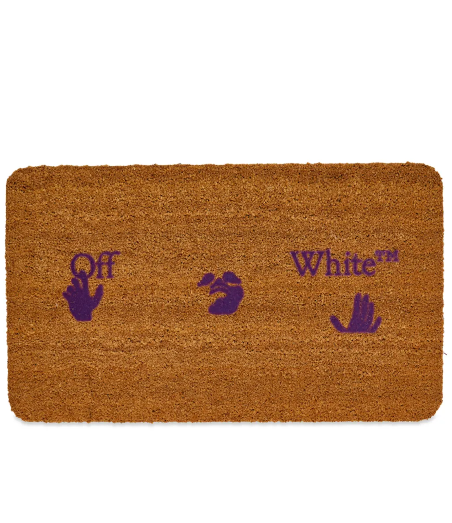 Tapete Off White Swimming Man Logo Morado