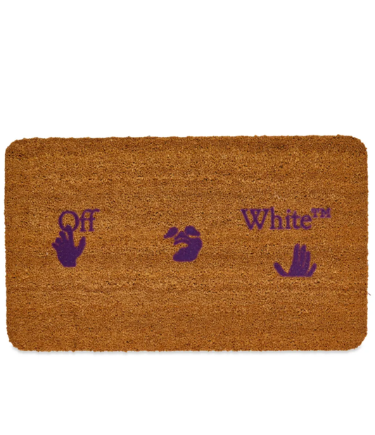 Tapete Off White Swimming Man Logo Morado