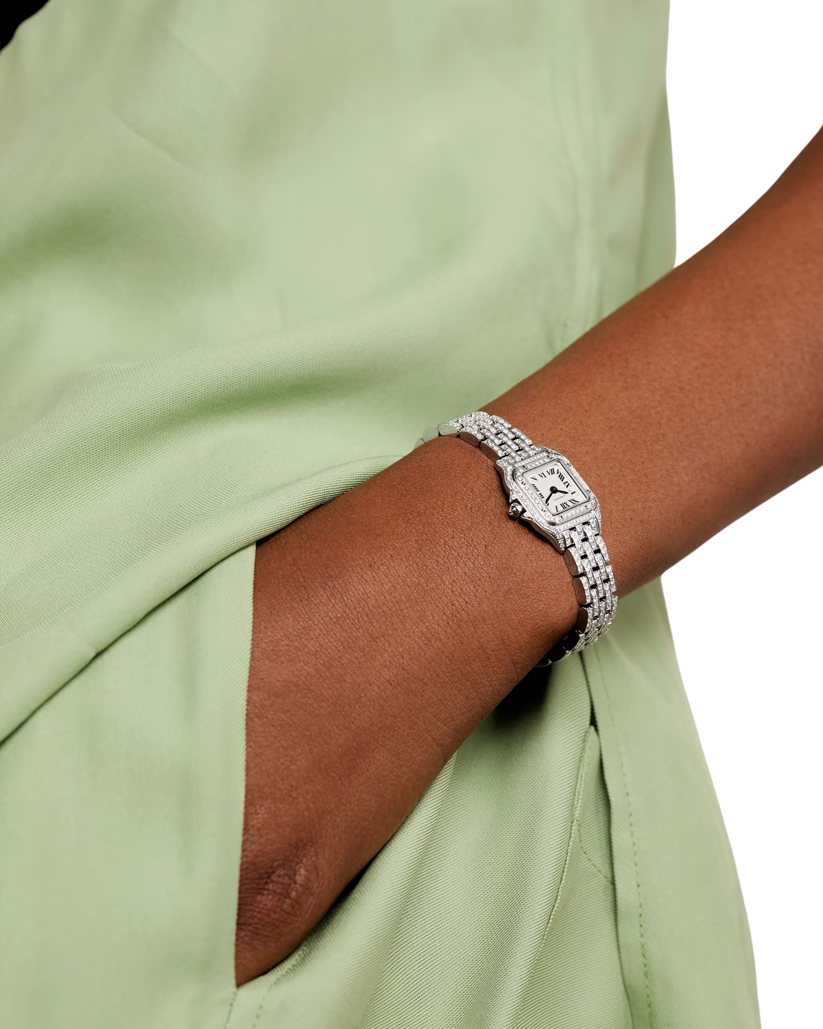 Cartier Panthère Pequeño Diamantes Iced Out