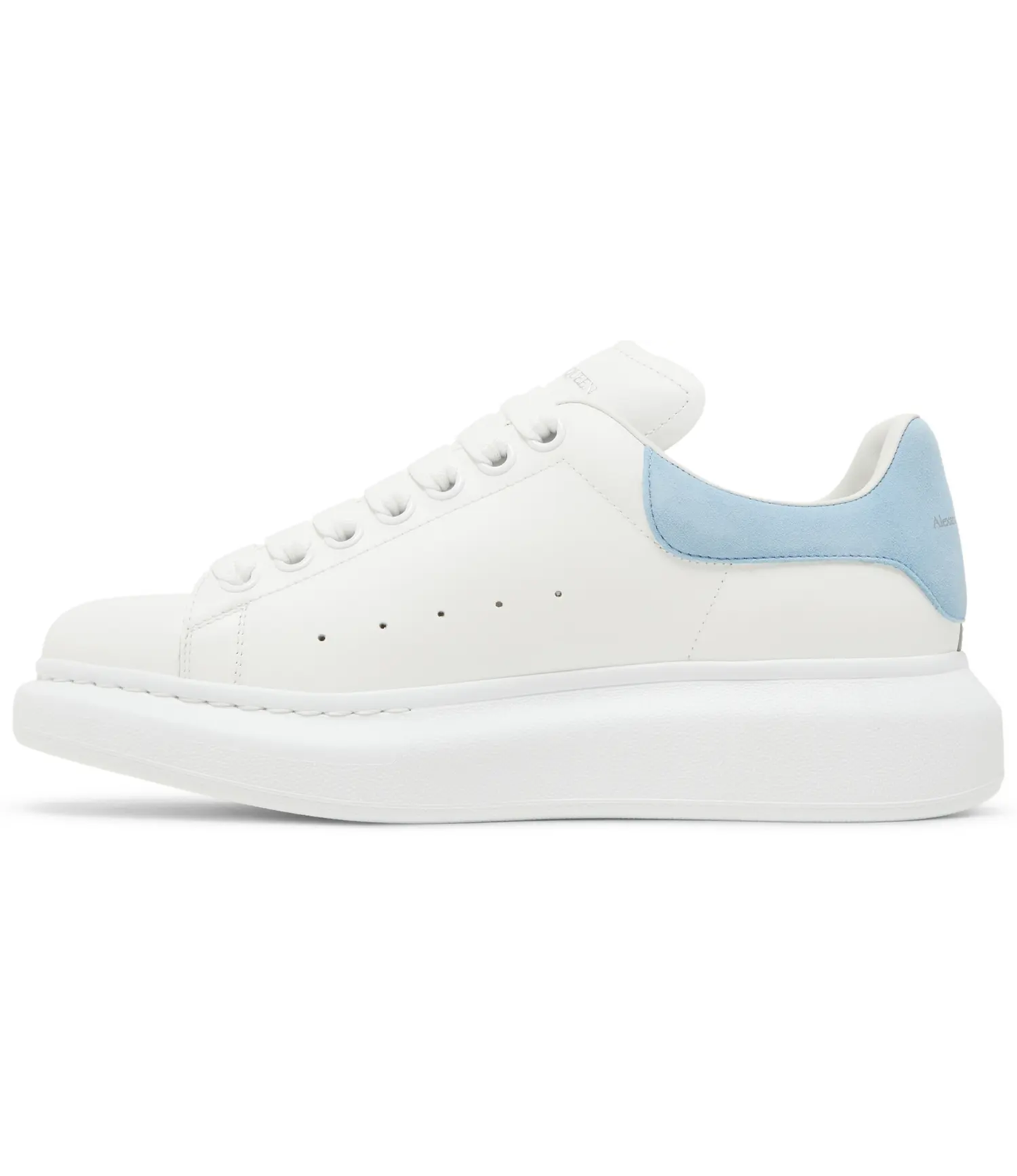 Tenis Alexander McQueen Blanco Azul