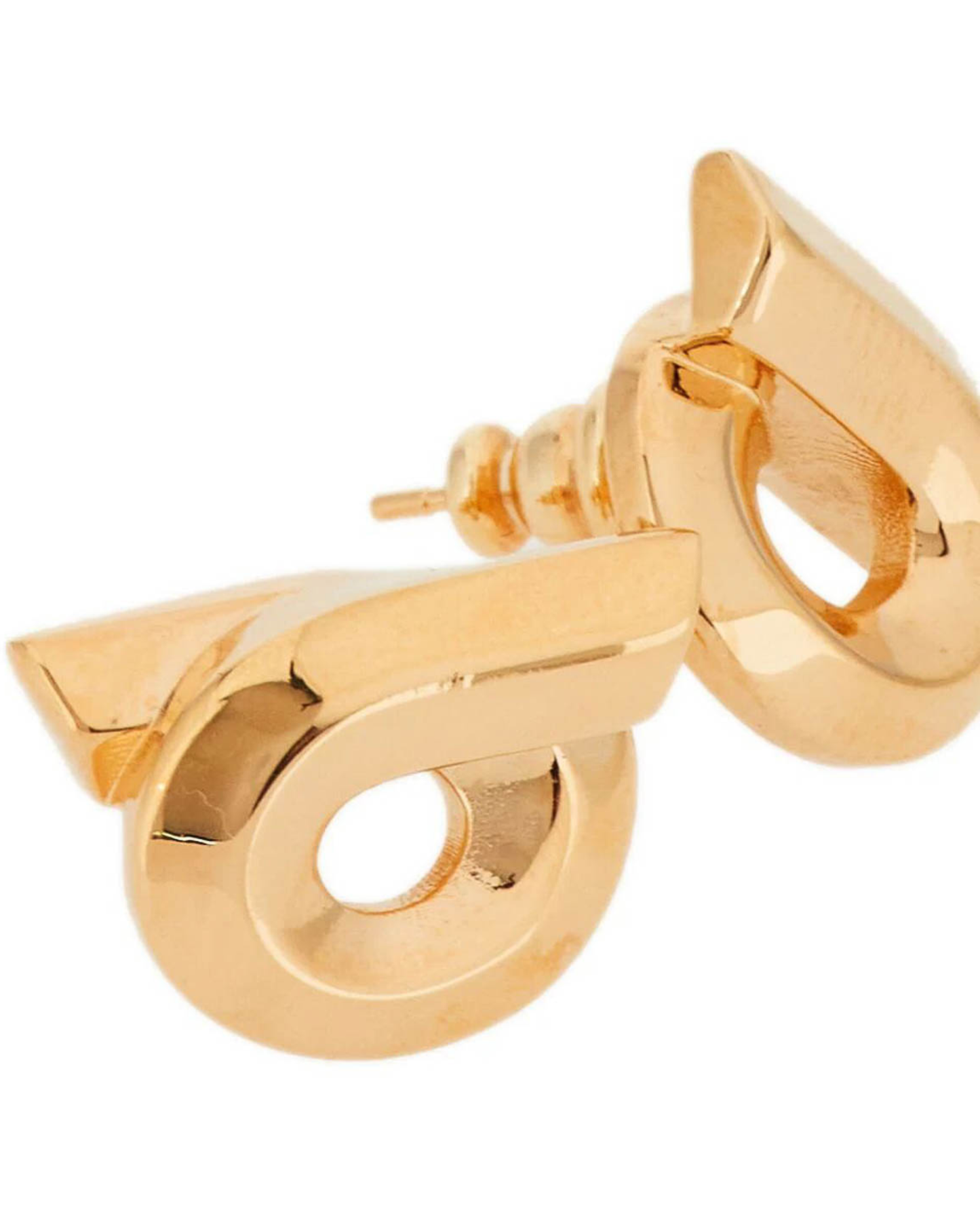 Ferragamo Gancini Aretes Dorados