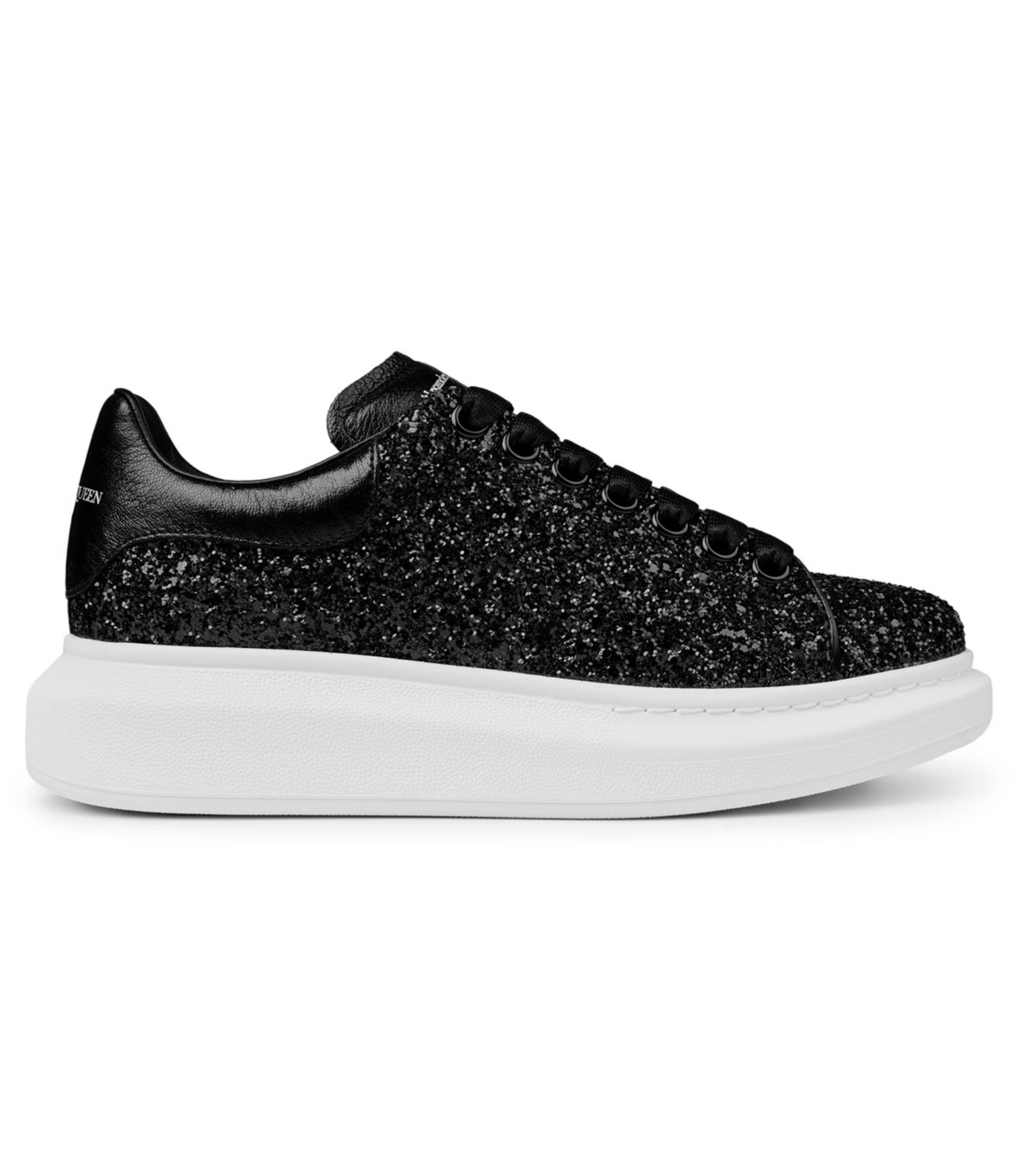 Tenis Alexander McQueen Glitter Negro